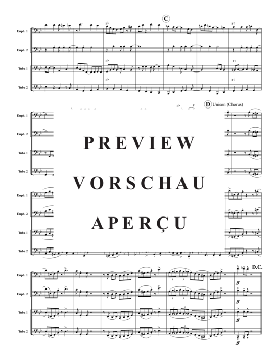 Product gallery: Page 14 of 21 Mardi Gras Collection zur Faschingszeit , , (Tuba Quartet: 2x Baritone, 2xTuba)