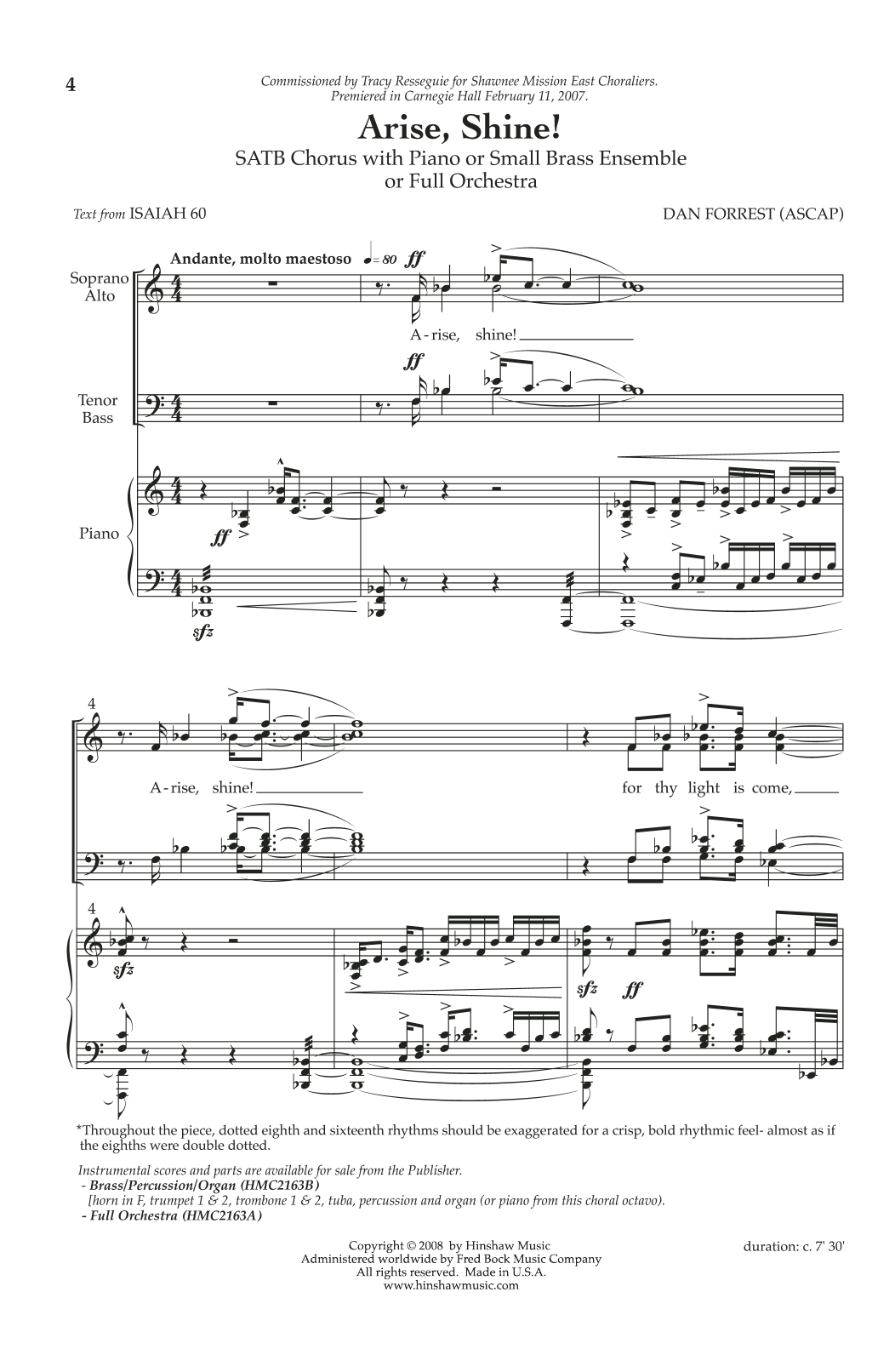 Produktgalerie: Seite 1 von 1 Arise, Shine, Dan Forrest, Chor