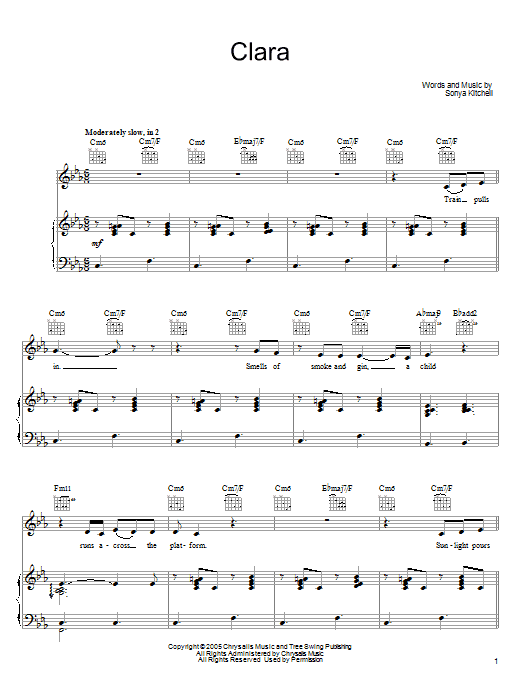 Produktgalerie: Seite 1 von 1 Clara, Sonya Kitchell, Gesang, Gitarre, Klavier