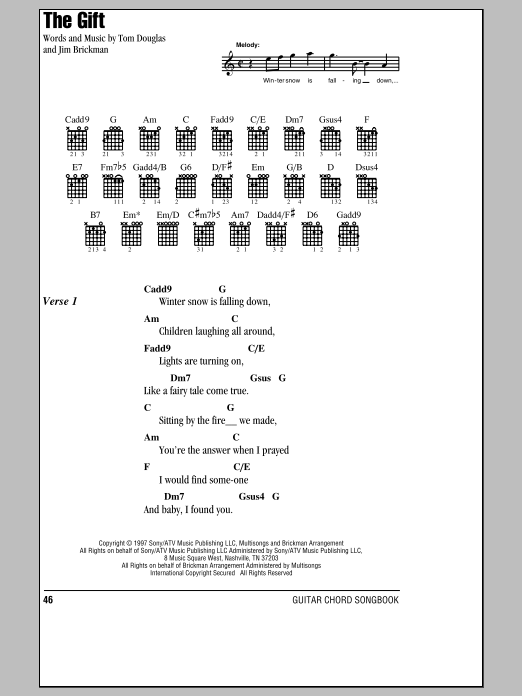 Product gallery: Page 1 of 1 The Gift, Jim Brickman