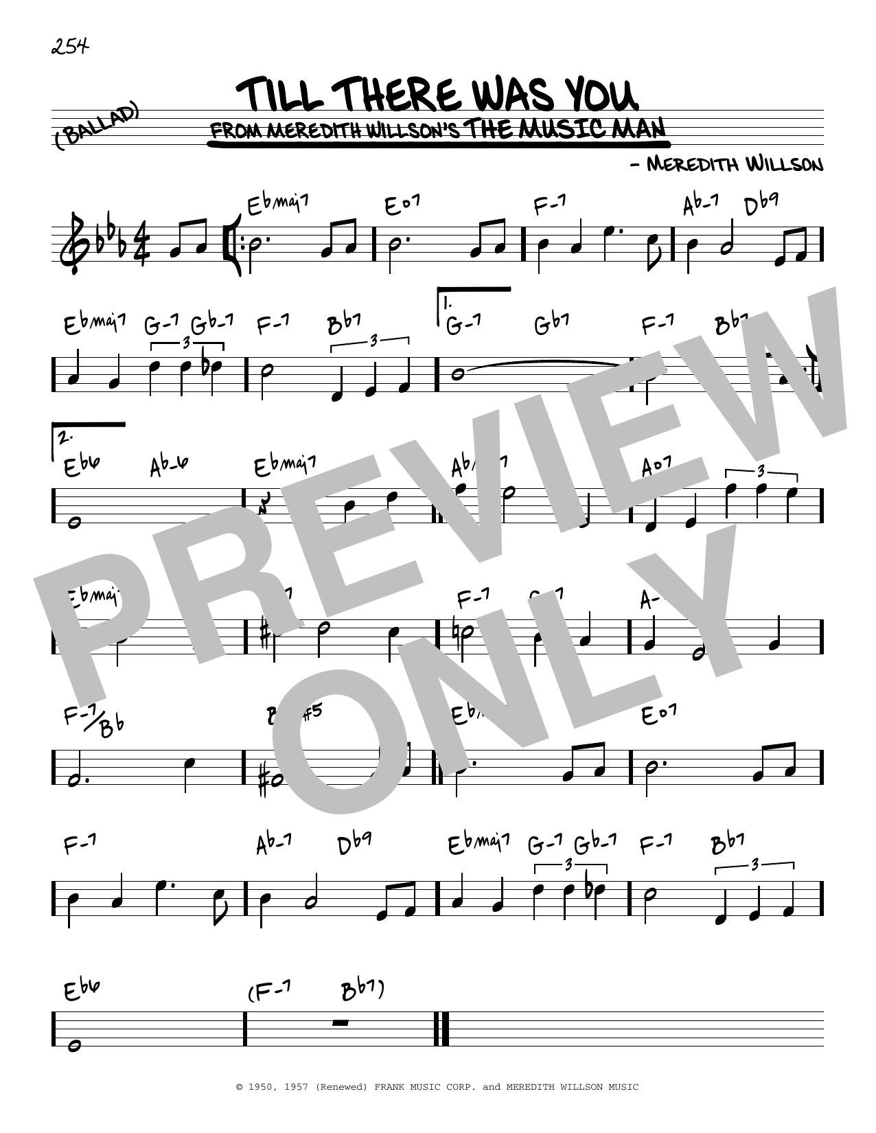 Produktgalerie: Seite 1 von 1 Till There Was You, Meredith Willson