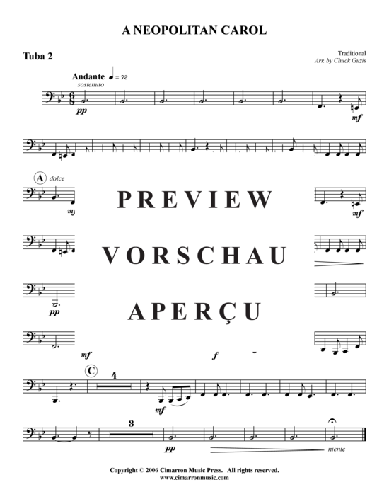 Product gallery: Page 10 of 10 Neapolitanisches Weihnachtslied , , (Tuba Quartet: 2x Baritone, 2xTuba)