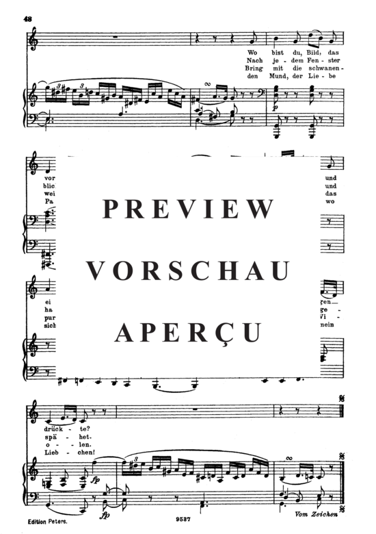 gallery: Das Traumbild K.530 , , (Gesang mittel + Klavier)