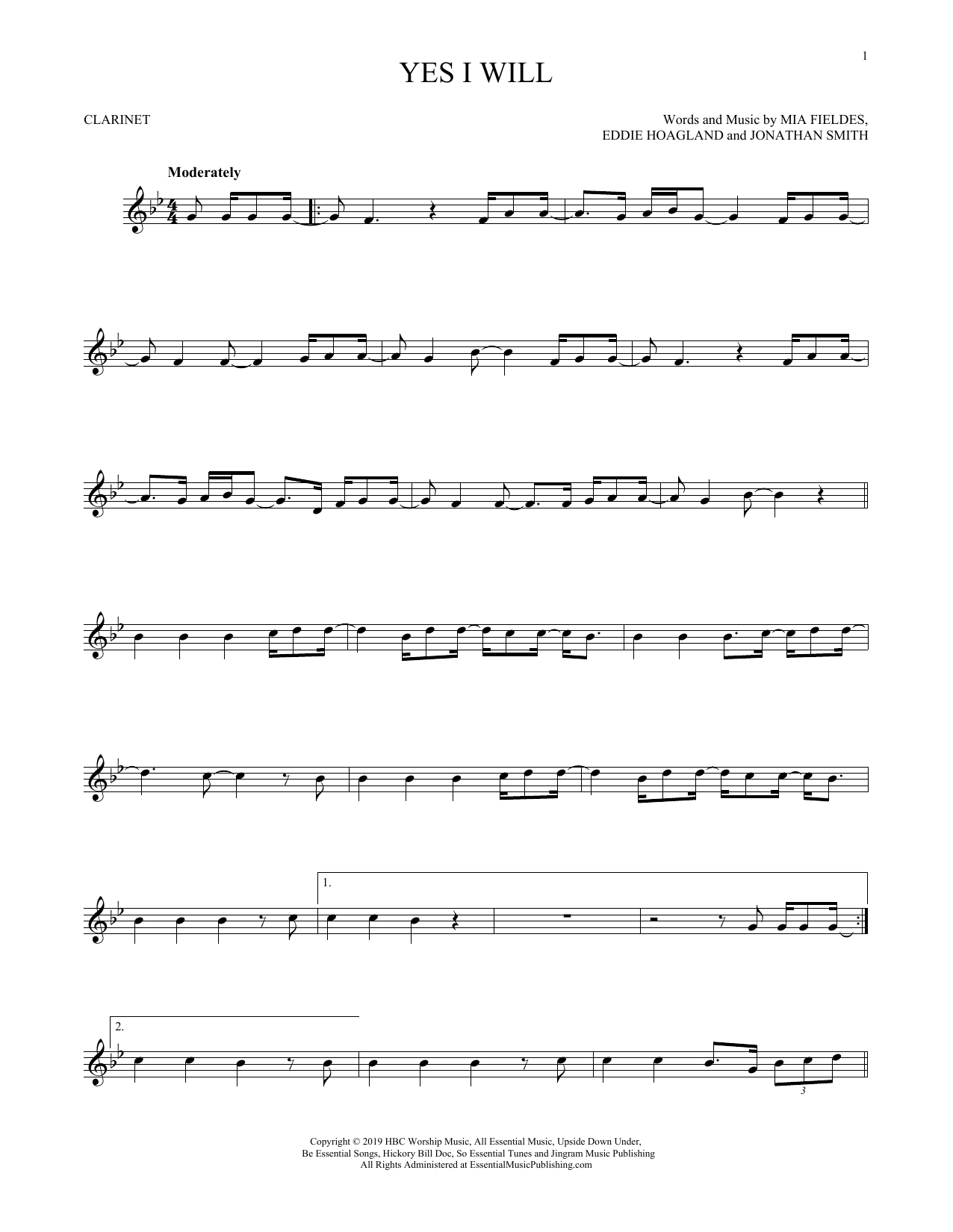 Product gallery: Page 1 of 1 Yes I Will, Vertical Worship