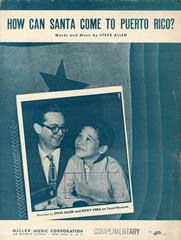 cover: How Can Santa Come To Puerto Rico?, Steve Allen