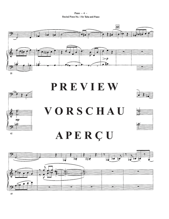 gallery: Recital Piece No 1 , , (Tuba + Klavier)
