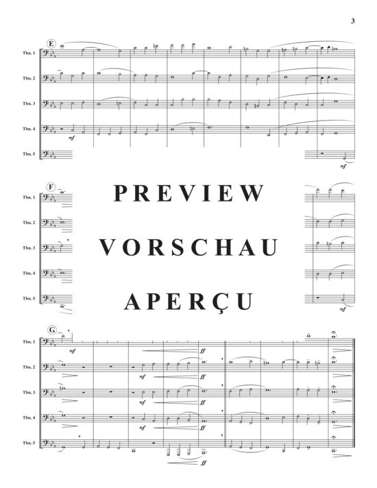 Product gallery: Page 5 of 15 Chorus und Fuge , , (Trombone Quintet)