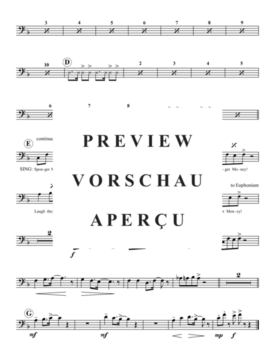 Product gallery: Page 11 of 16 Sponger Money , , (Tuba Quartet: 2x Baritone, 2xTuba)