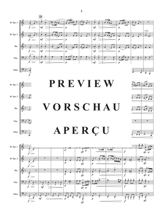 Produktgalerie: Seite 5 von 21 Three Folk Dances , , (Blechbläserquintett)