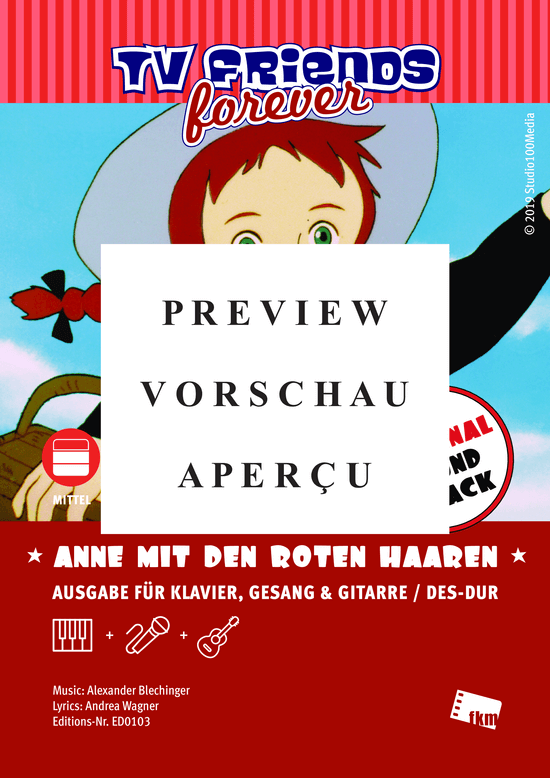 gallery: Anne mit den roten Haaren , , (Gesang + Klavier, Gitarre)