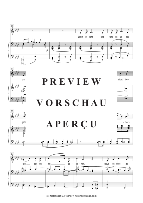 Product gallery: Page 3 of 4 Seit ich ihn gesehen  , , Piano and Voice