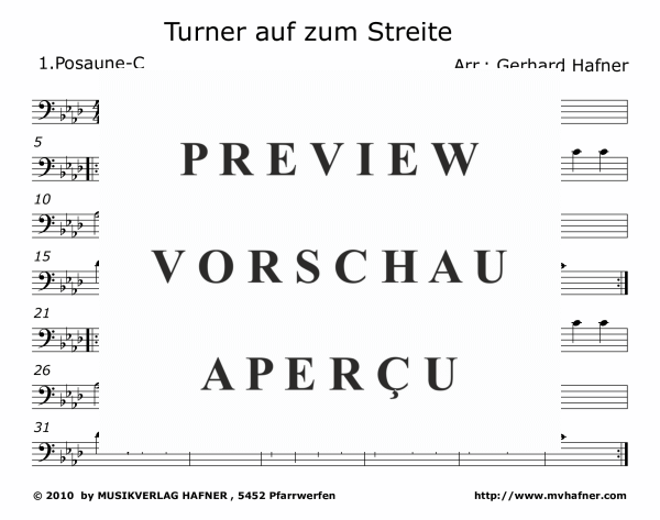 Produktgalerie: Seite 10 von 11 Turner auf zum Streite, , (Blechbläserquartett)