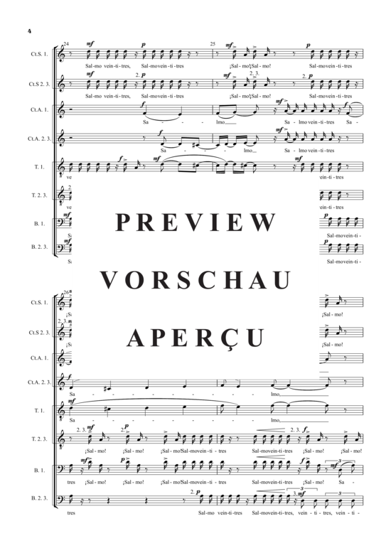 Produktgalerie: Seite 6 von 11 Salmo XXIII , , (Gemischter Chor 9-stimmig)