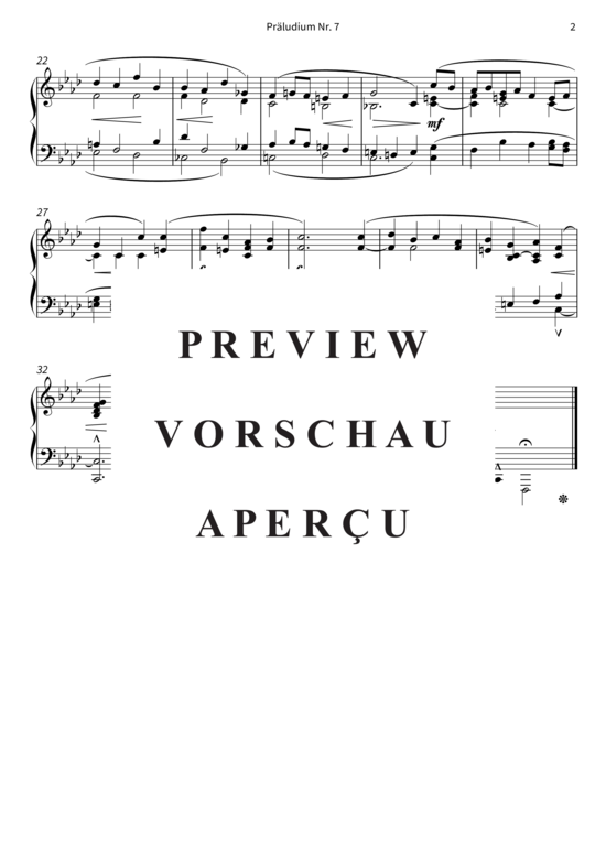 Product gallery: Page 5 of 5 Präludium Nr. 7 (Aus Acht Präludien op. 12) , , Piano Solo