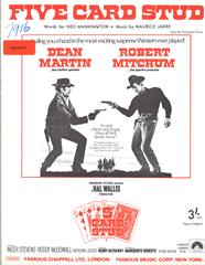 cover: Five Card Stud, Dean Martin