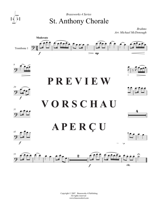 gallery: St. Anthony Choral , , (Posaunen-Quartett)