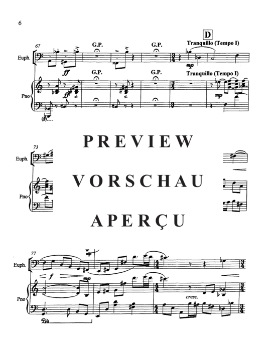 Product gallery: Page 10 of 21 Serenade for Euphonium , , (euphonium + piano)