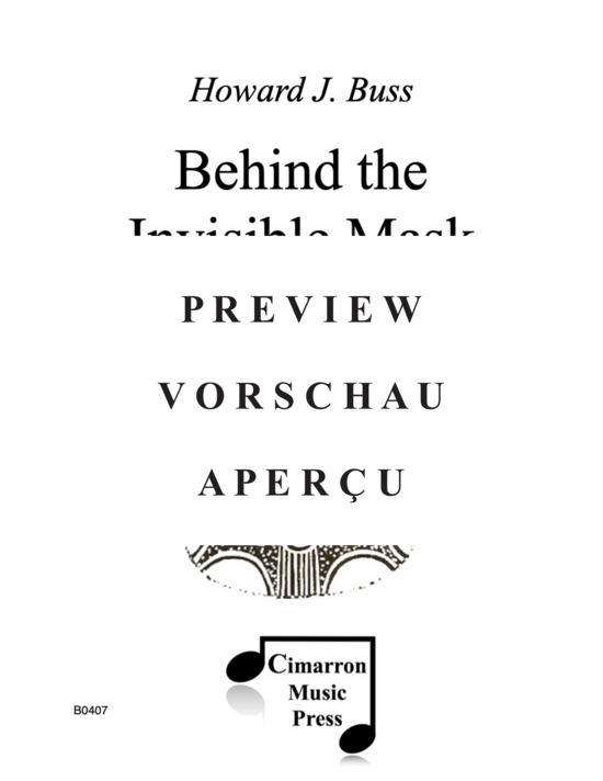 Product gallery: Page 2 of 21 Behind the Invisible Mask , , (flute and marimba)