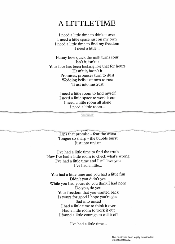 Produktbild zu: A Little Time