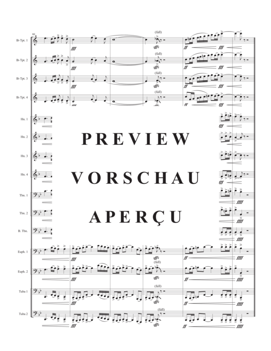 Product gallery: Page 18 of 21 Pomp! , , (Brass Ensemble 4x trumpet, 4x horn, 3x trombones, 2x euphonium + 2x tuba)