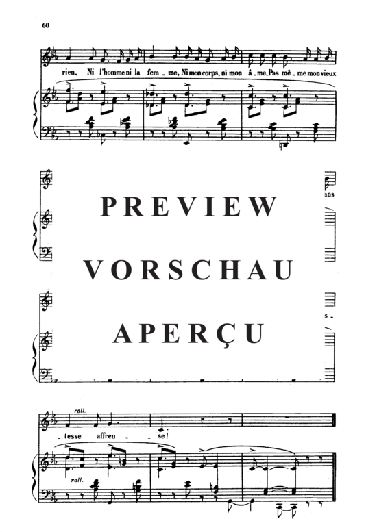 Product gallery: Page 6 of 6 Tristesse Op. 6 No.2, , Medium Voice and Piano