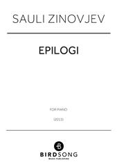 Produktbild zu: Epilogi