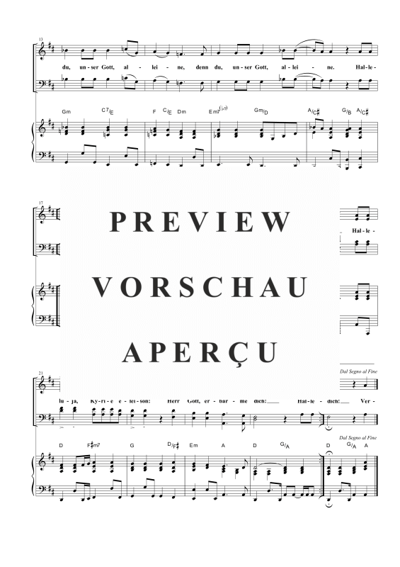 gallery: Verleih uns Frieden gnädiglich EG 421 / GL 475, , Gemischter Chor und Klavier