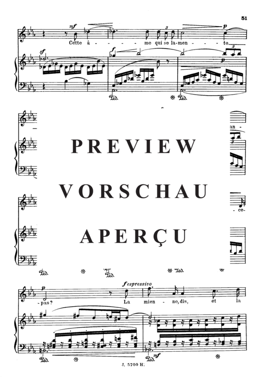 Product gallery: Page 5 of 6 C'est l'extase Op.58 No.5, , High Voice and Piano