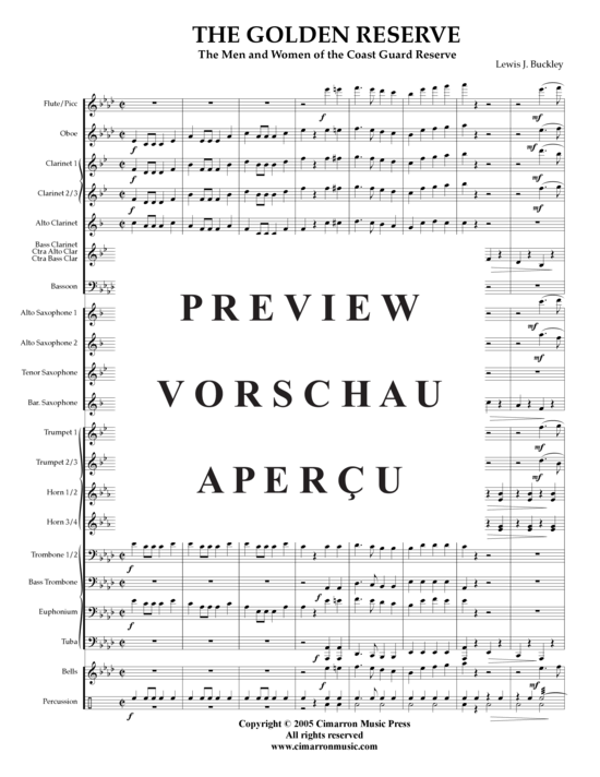 Product gallery: Page 2 of 20 Golden Reserve Marsch , , (Concert Band)