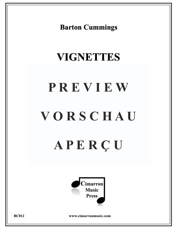 Produktgalerie: Seite 2 von 11 Vignettes - 5 Movements, , Euphonium, Tuba und Klavier