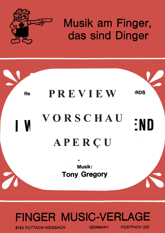 Produktgalerie: Seite 2 von 3 I will be your friend , Gregory, Tony, Klavier und Gesang