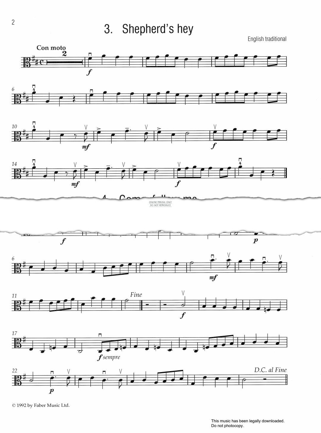 Produktgalerie: Seite 1 von 1 Come, Follow Me, John Hilton, Klavier, Viola