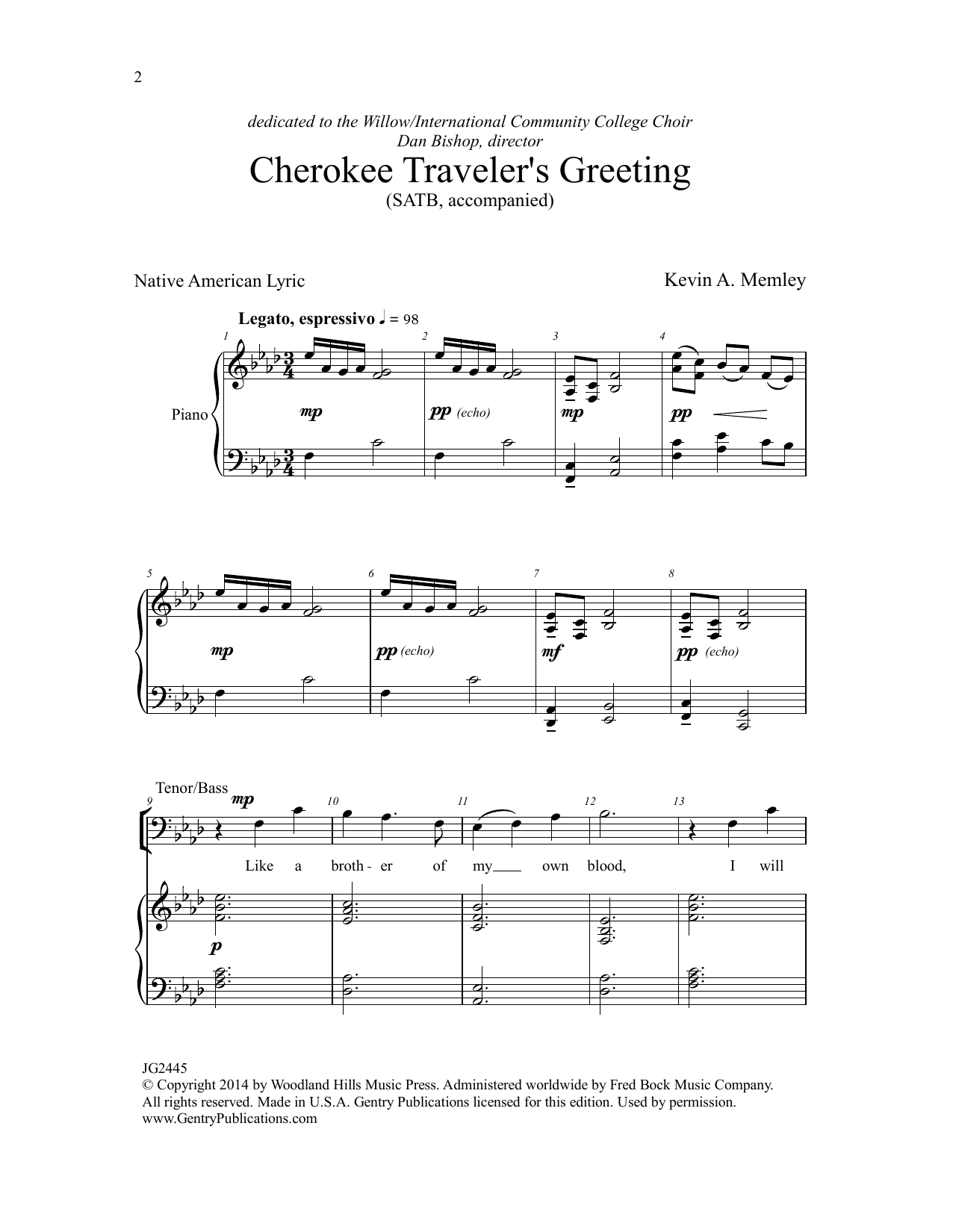Product picture to: Cherokee Traveler's Greeting