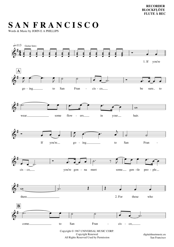 Produktbild zu: San FranciscoScott McKenzie