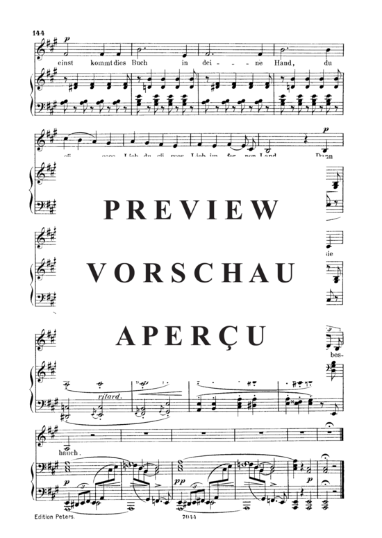 Product gallery: Page 5 of 5 Mit Myrthen und Rosen Op.24 No.9, , Low Voice and Piano