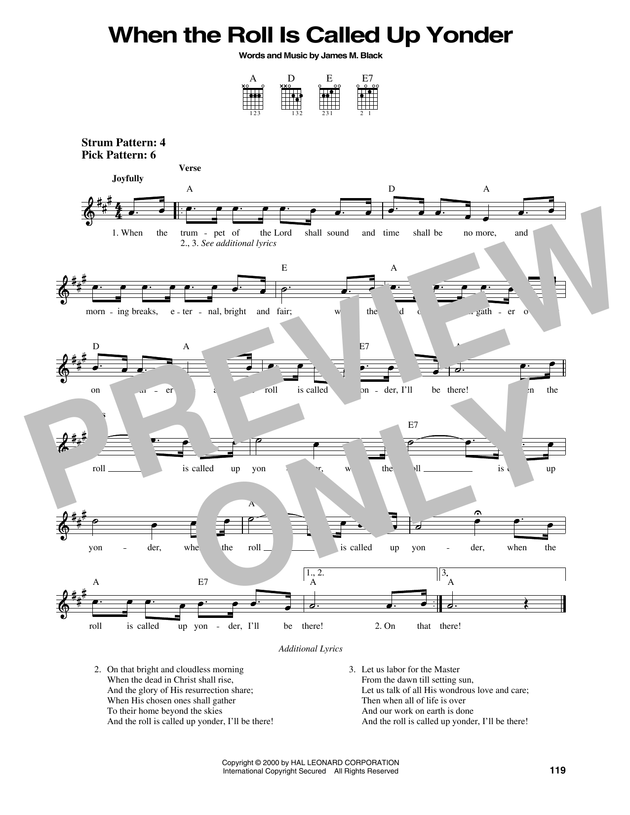 Produktbild zu: When The Roll Is Called Up Yonder