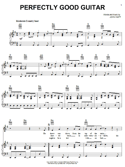 Produktbild zu: Perfectly Good Guitar