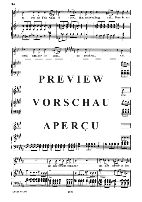 Product gallery: Page 4 of 9 Das Heimweh D.851, , Medium Voice and Piano