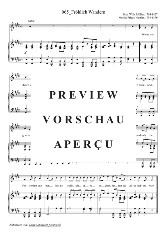 Product gallery: Page 2 of 3 Fröhlich Wandern , , (voice + piano)