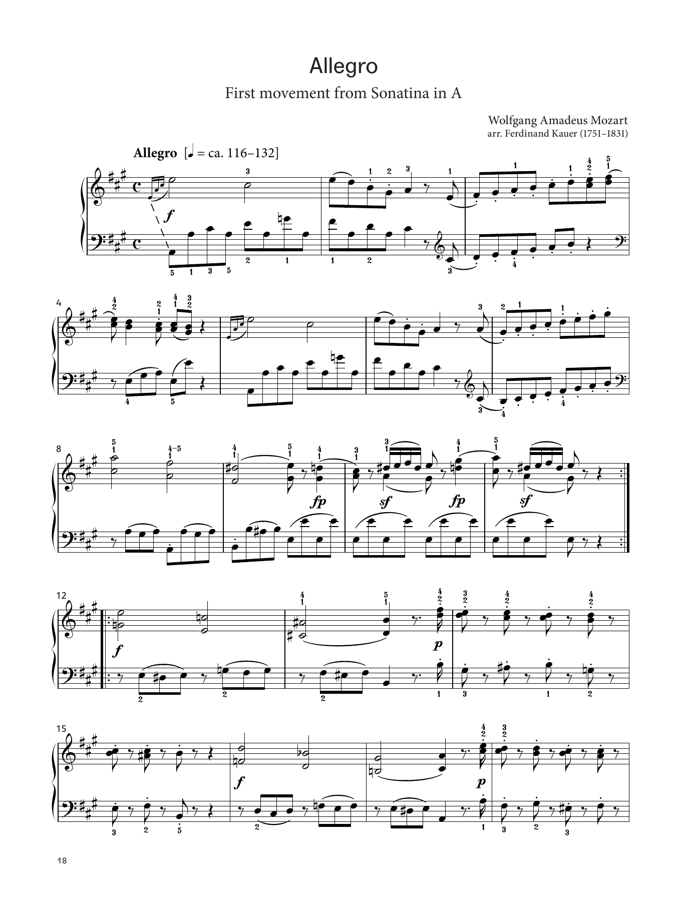 Product picture to: Allegro (LCME Piano 2018 Grade 5 List A)
