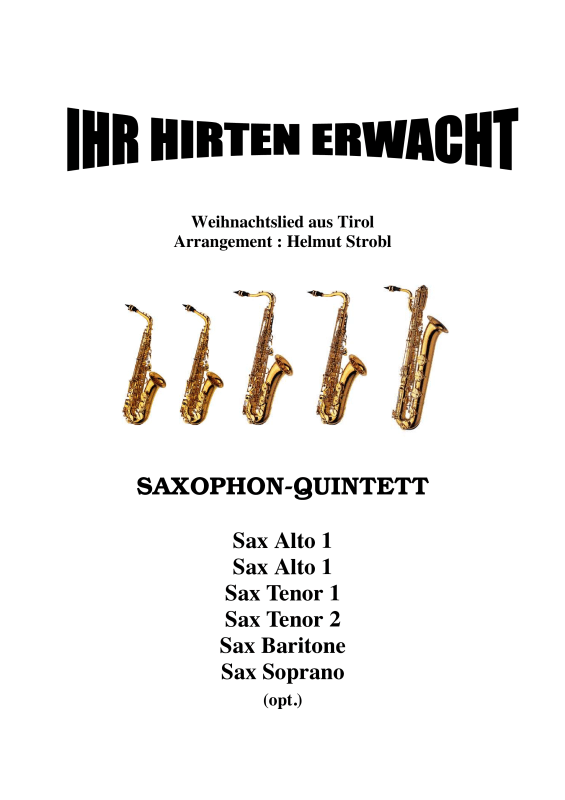 Produktbild zu: Ihr Hirten erwacht