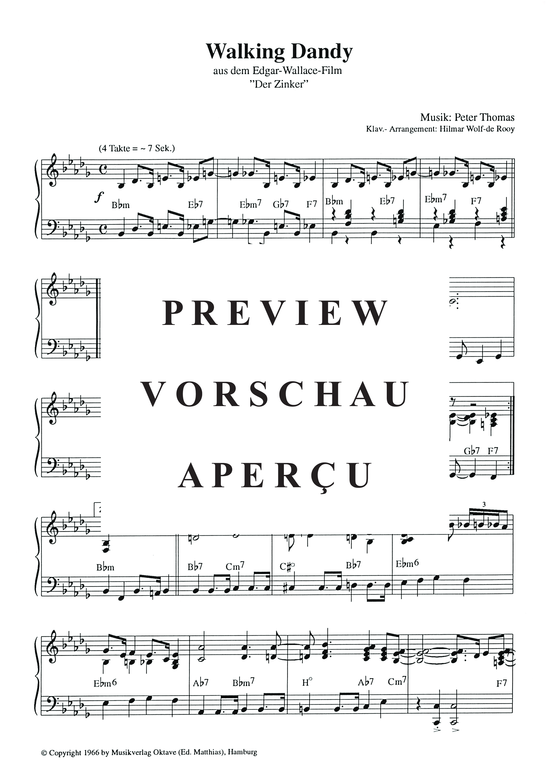 Product gallery: Page 4 of 7 Walking Dandy , , Piano Solo