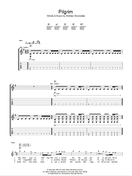 Produktgalerie: Seite 1 von 1 Pilgrim, Wolfmother, Gitarre
