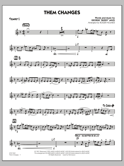Produktgalerie: Seite 1 von 1 Them Changes - Trumpet 2, 