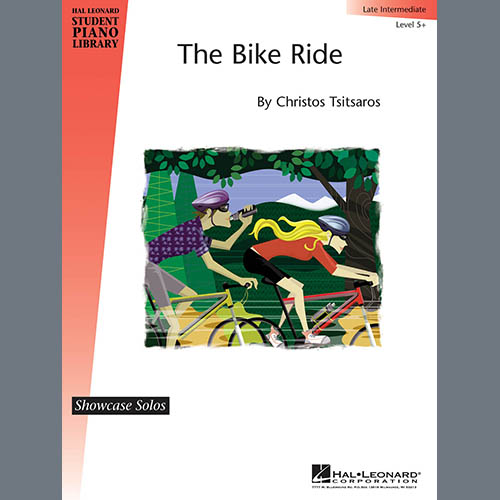 cover: The Bike Ride, Christos Tsitsaros, Hal Leonard Student Piano Library