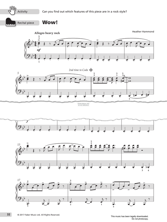 Produktgalerie: Seite 1 von 1 Wow, Heather Hammond, Klavier