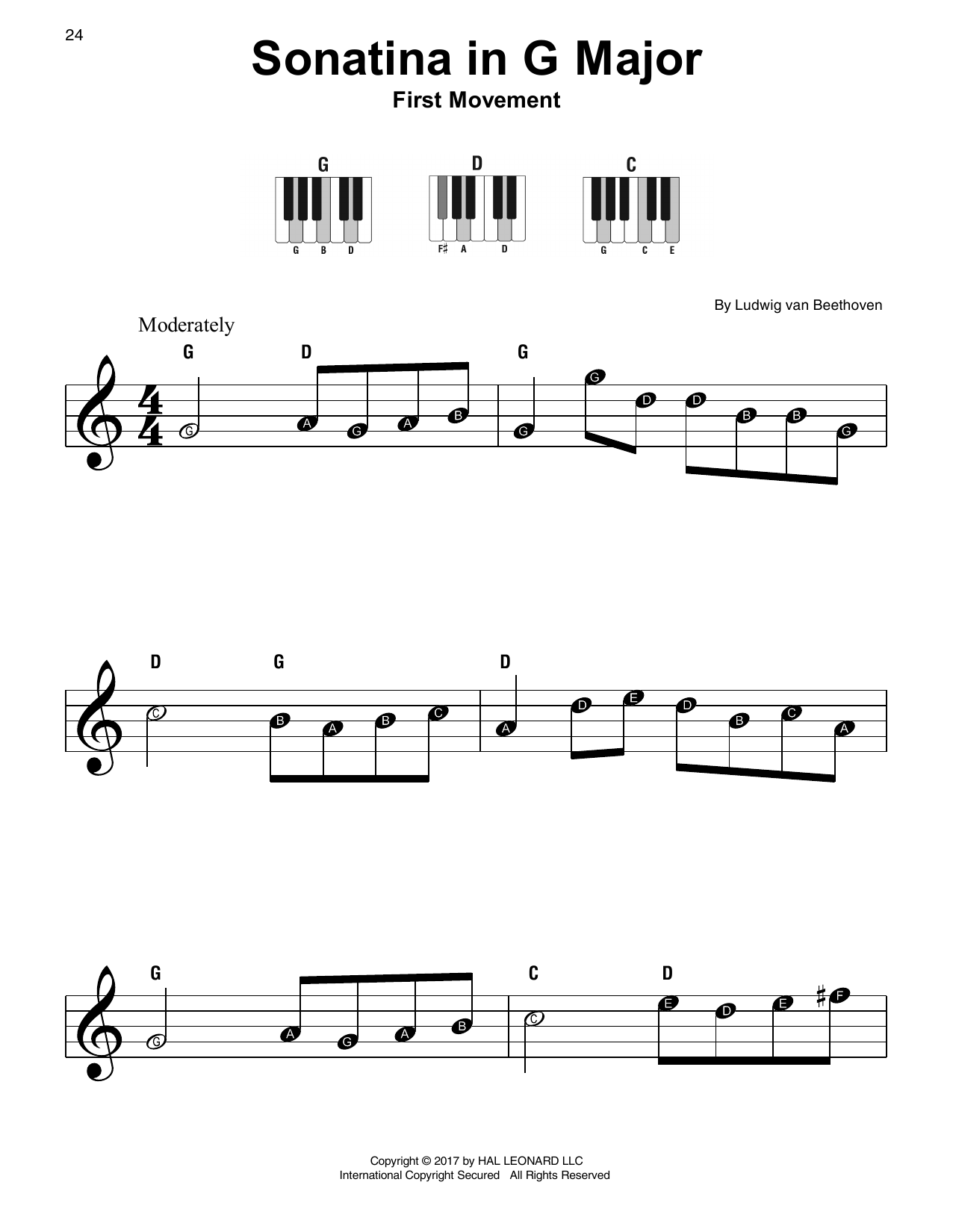 Product picture to: Sonatina In G Major