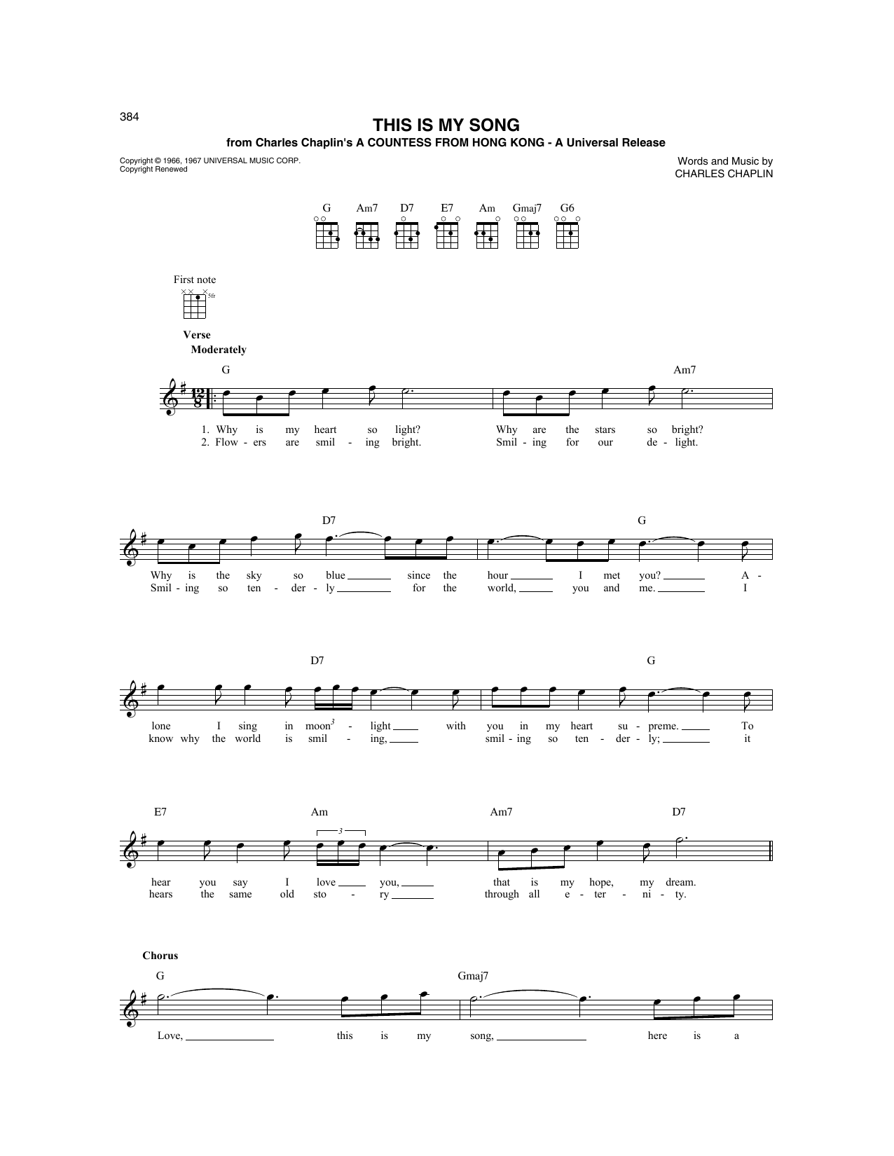 Produktbild zu:  This Is My Song - Petula Clark