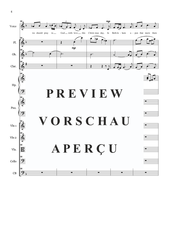 Produktgalerie: Seite 7 von 11 Wexford Carol, , Solo Gesang und kleines Orchester
