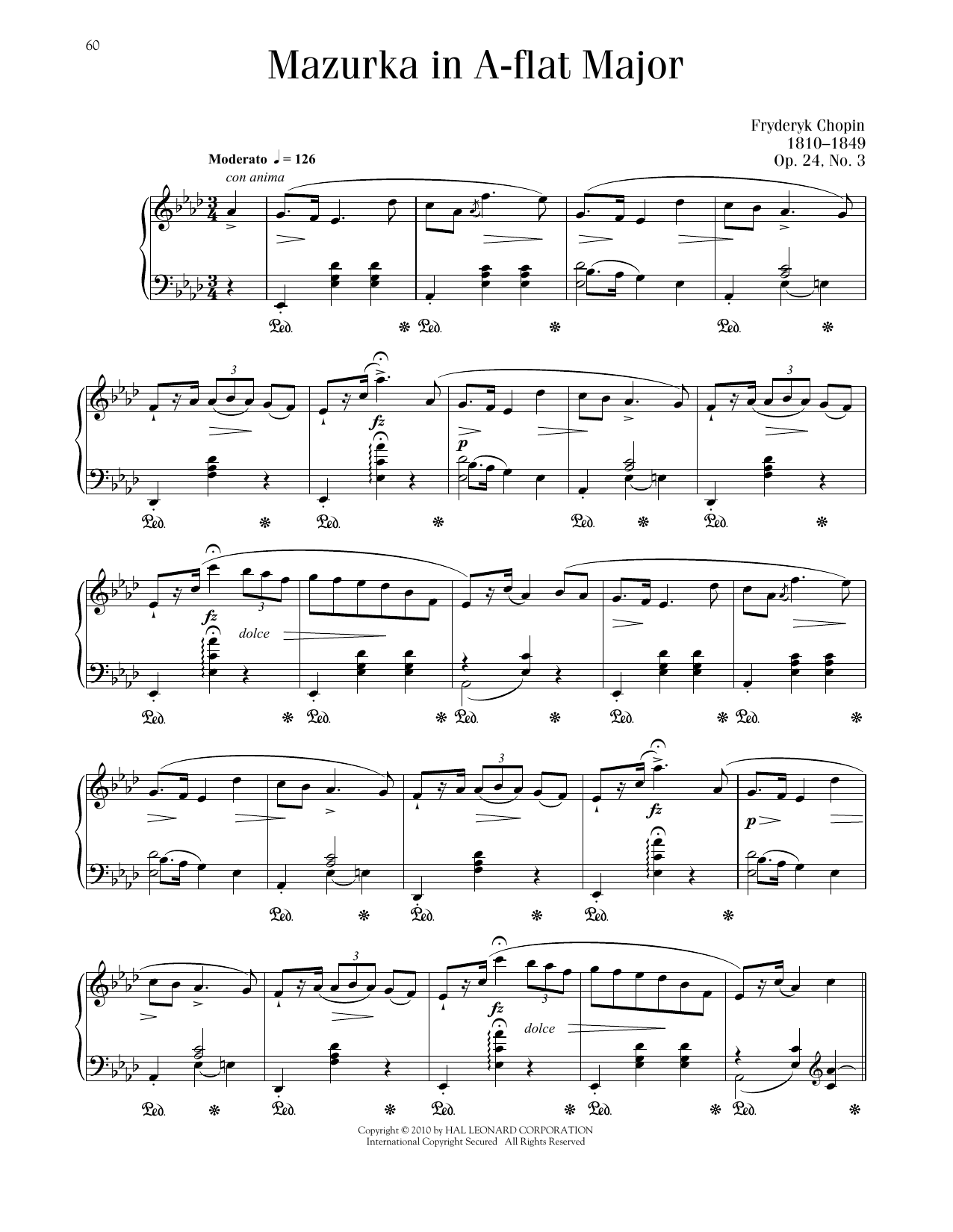 Product picture to: Mazurka, Op. 24, No. 3